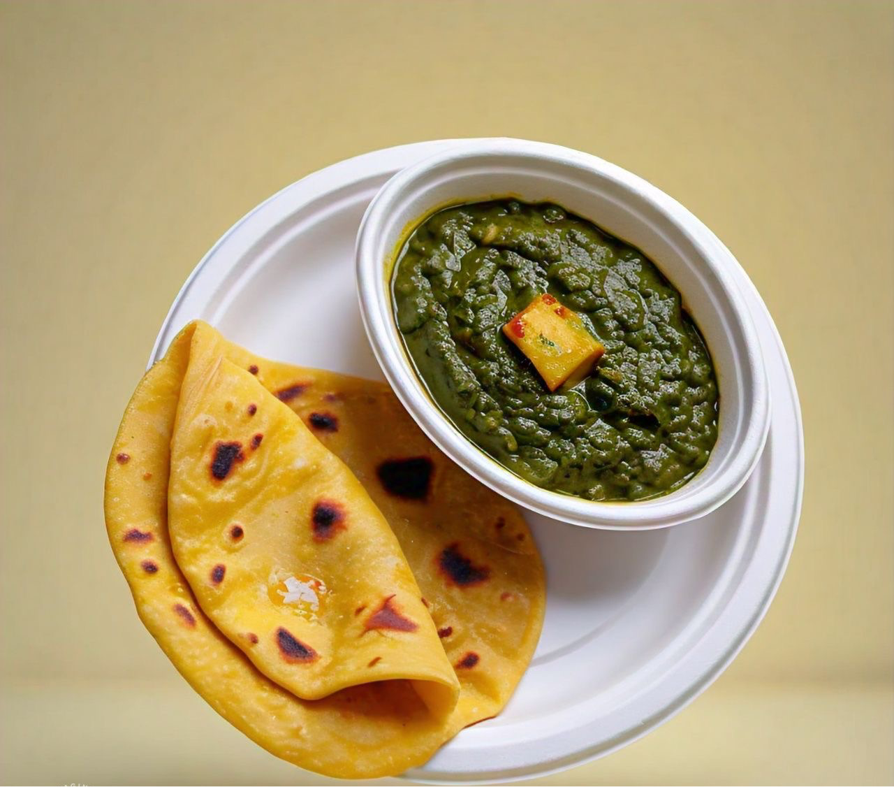 Makki Ki Roti with Sarson ka Saag