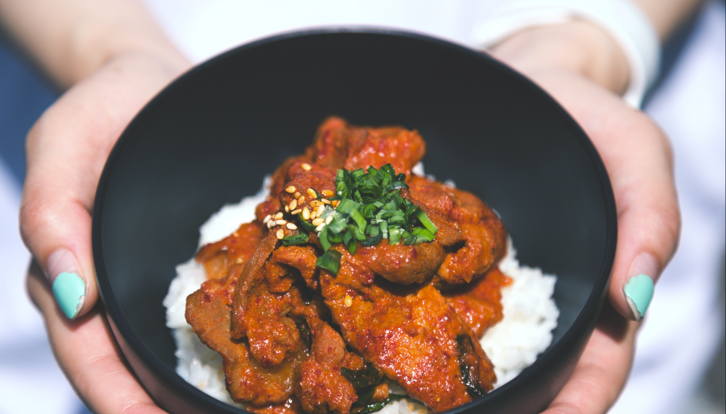 Butter chicken with rice